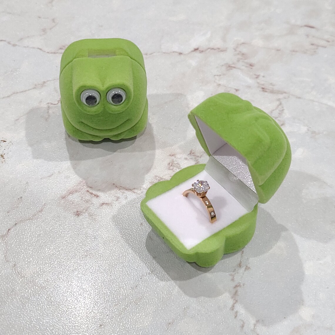 Frog Ring Box Gift Box Jewelry Box Proposal Box Ring Etsy