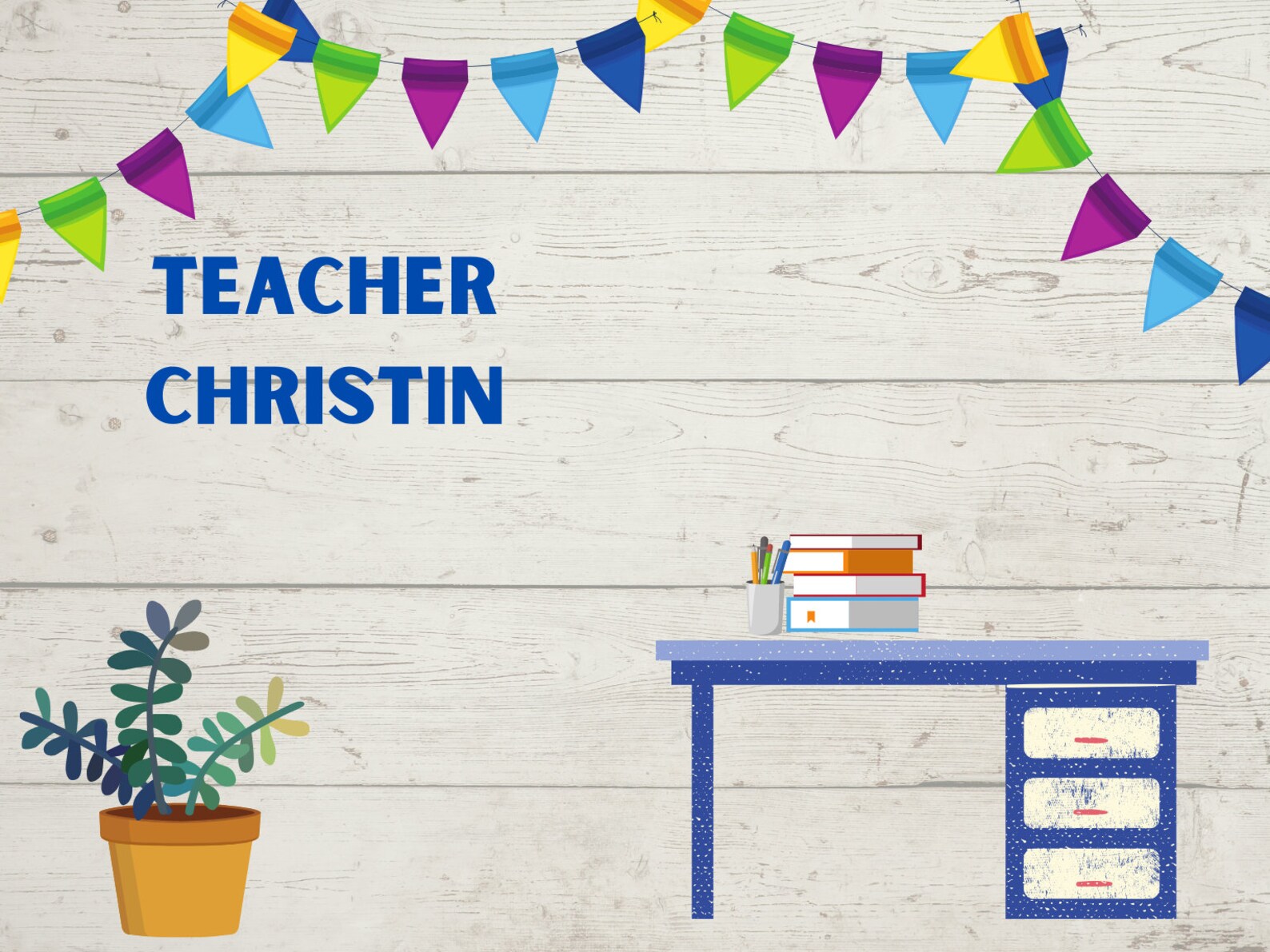 Digital Custom Classroom Background-Online Teaching Background | Etsy