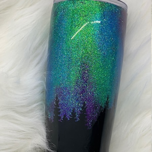Northern Lights Tumbler | Aurora Night Sky Tumbler