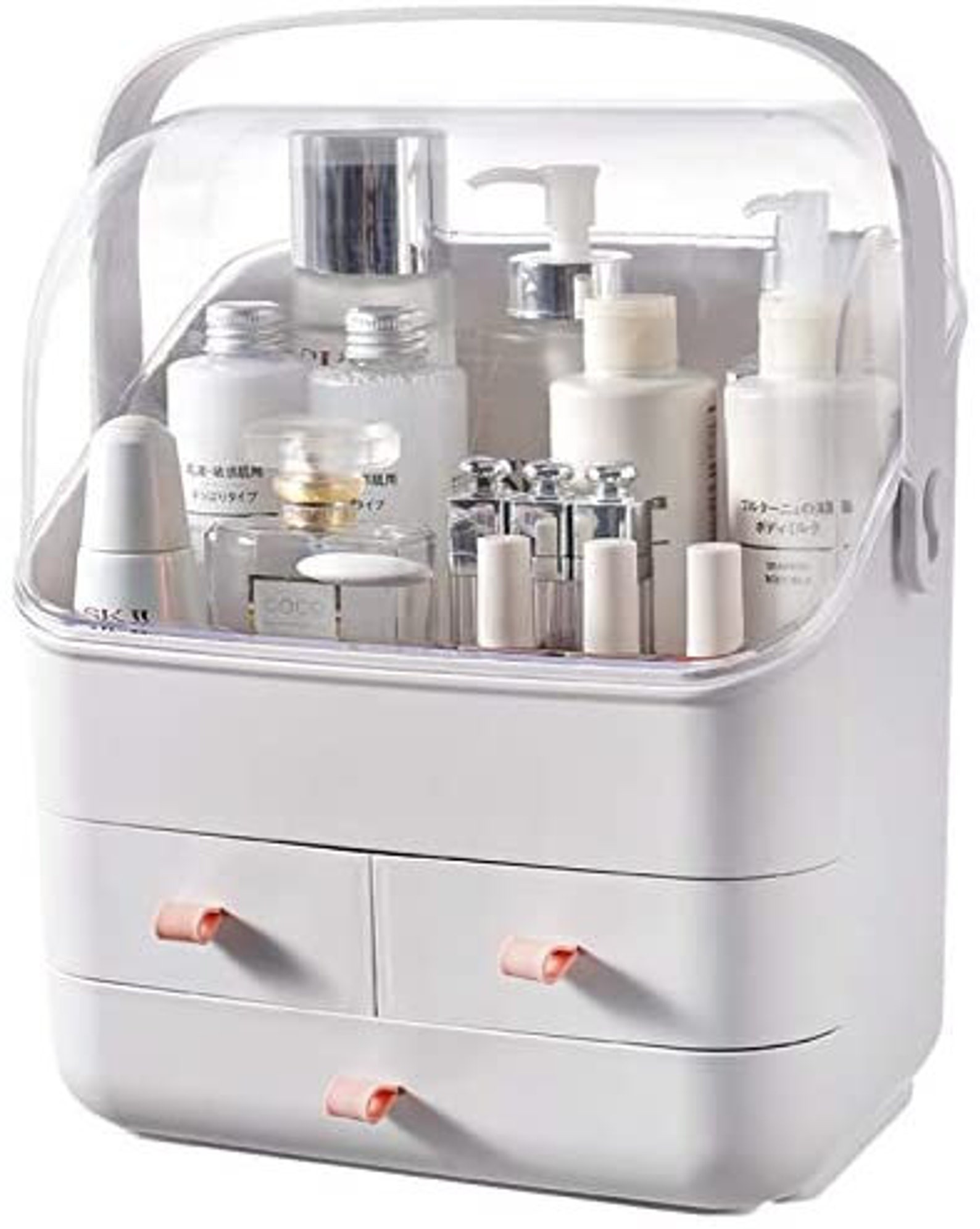 Makeup Organizer Cosmetic Storage Box Holder with Dust Free Etsy