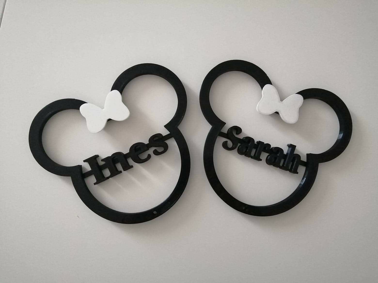 Mickey/Minnie Prénom Personnalisé