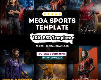 Plantillas deportivas de Photoshop: Banners, carteles y redes sociales para personas mayores (PSD, 16 x 20, 300 DPI)