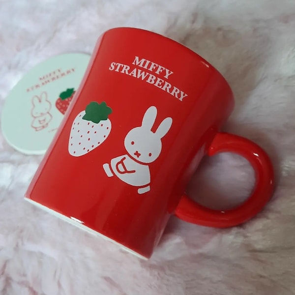 Miffy rabbit bunny strawberry mug cup collection from Japan