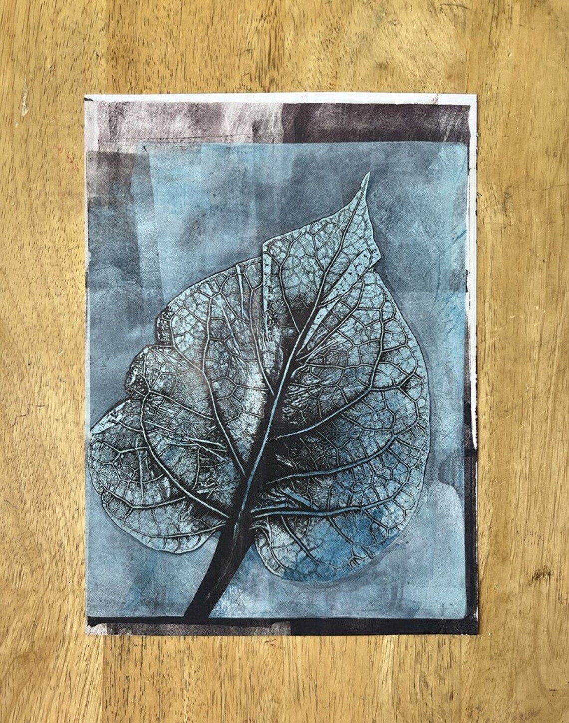 Original Monoprint Fine Art Printmaking Botanical Garden Series6 11x 14 ...