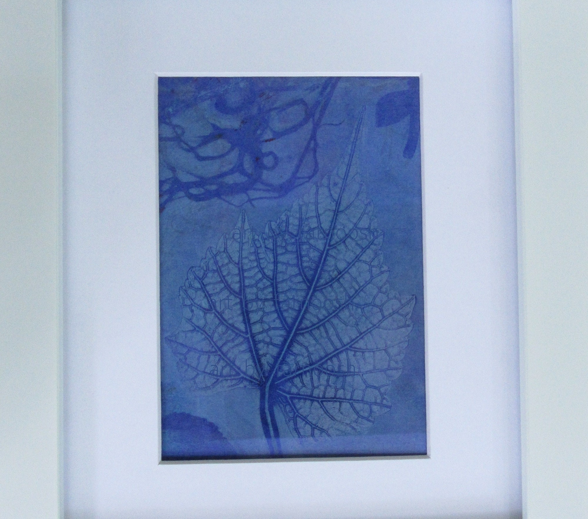 Original mono print Fine art print making Botanical garden Etsy