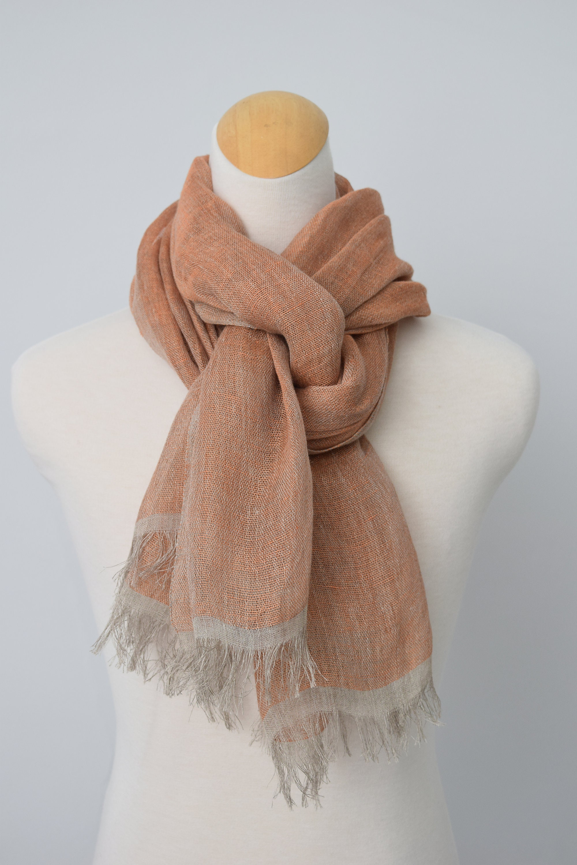 Linen scarf Natural Linen Scarf Soft Linen Scarf Shawl Etsy