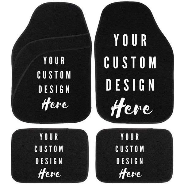 Monogrammed Car Mat Etsy