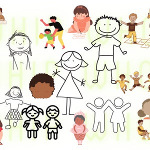 19 varianti di kid SVG
