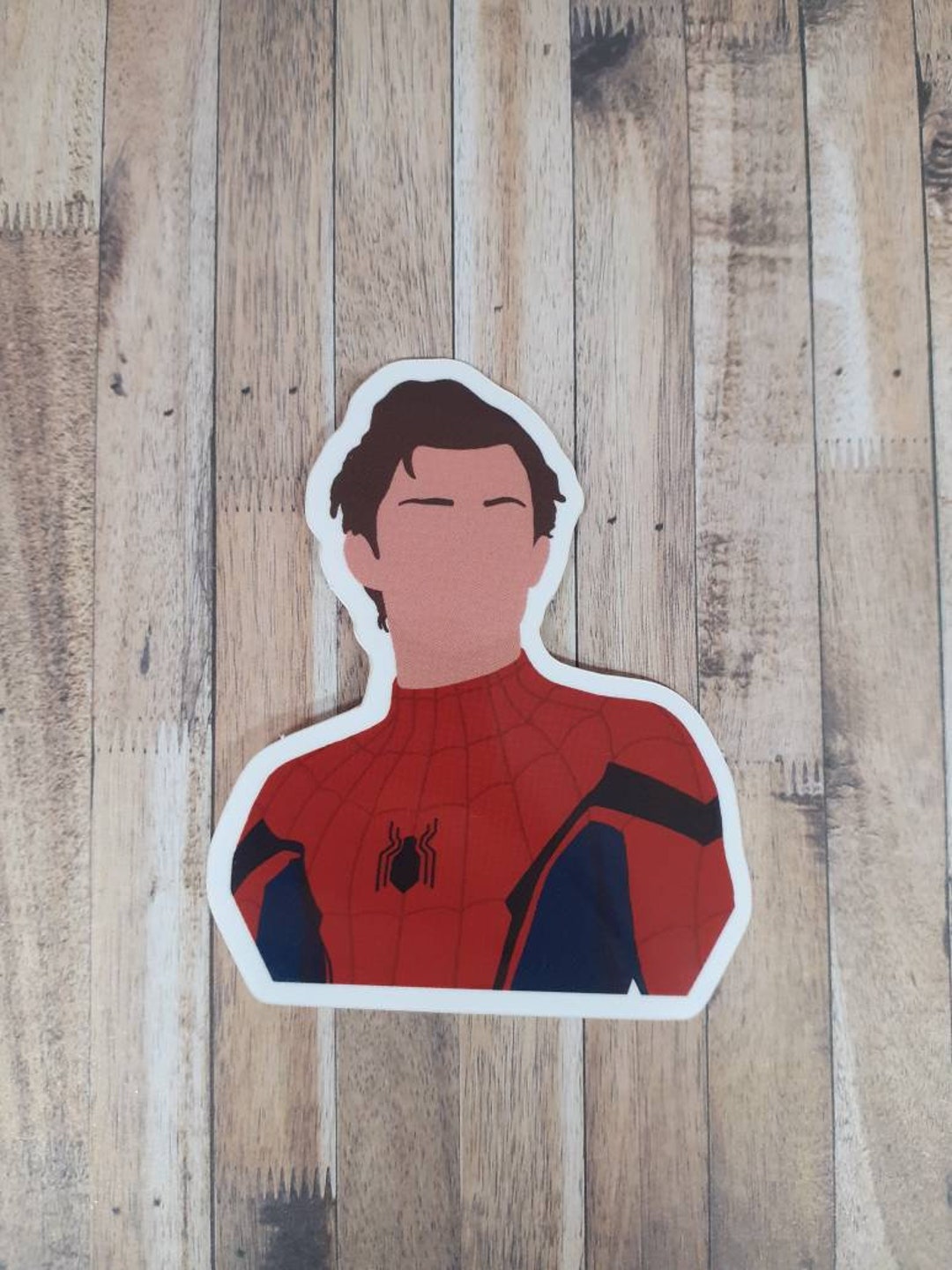 Spider Man Text Sticker Spiderman Sticker - Etsy