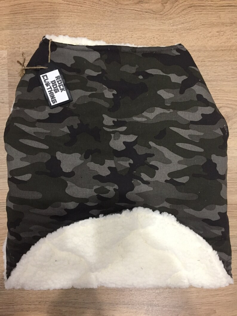 dark green camo jacket