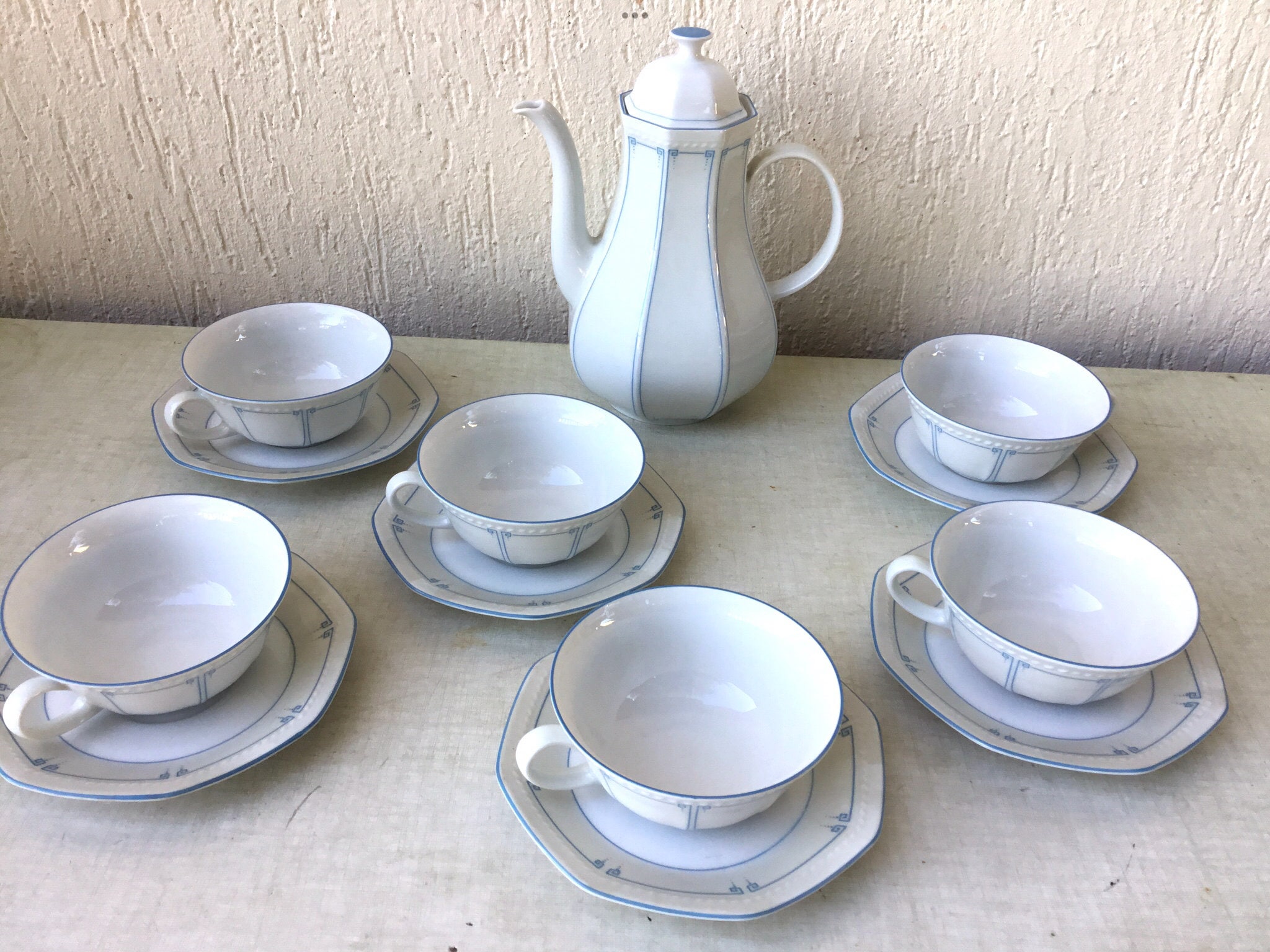 ドイツヴィンテージ schirnding bavaria トリオセット Schirnding Bavaria Porcelain Coffee Service - Etsy Canada