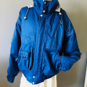 Killy blue ski jacket, vintage 70s