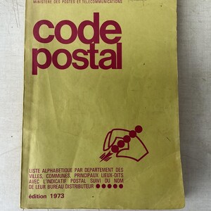 Wydania kodów pocztowych z 1973 r., lista według departamentów miast …..