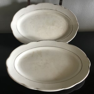 Villeroy and Boch Mettlach 2 small earthenware dishes