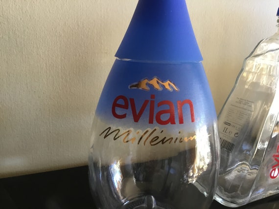 2 Bottles of Evian From the Millenium Years 2000 and 2005 - Etsy