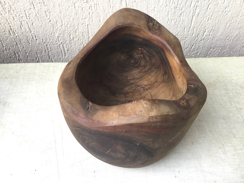 Mortier en bois artisanal "Mochi" - Décoratrice d'intérieur Vienne