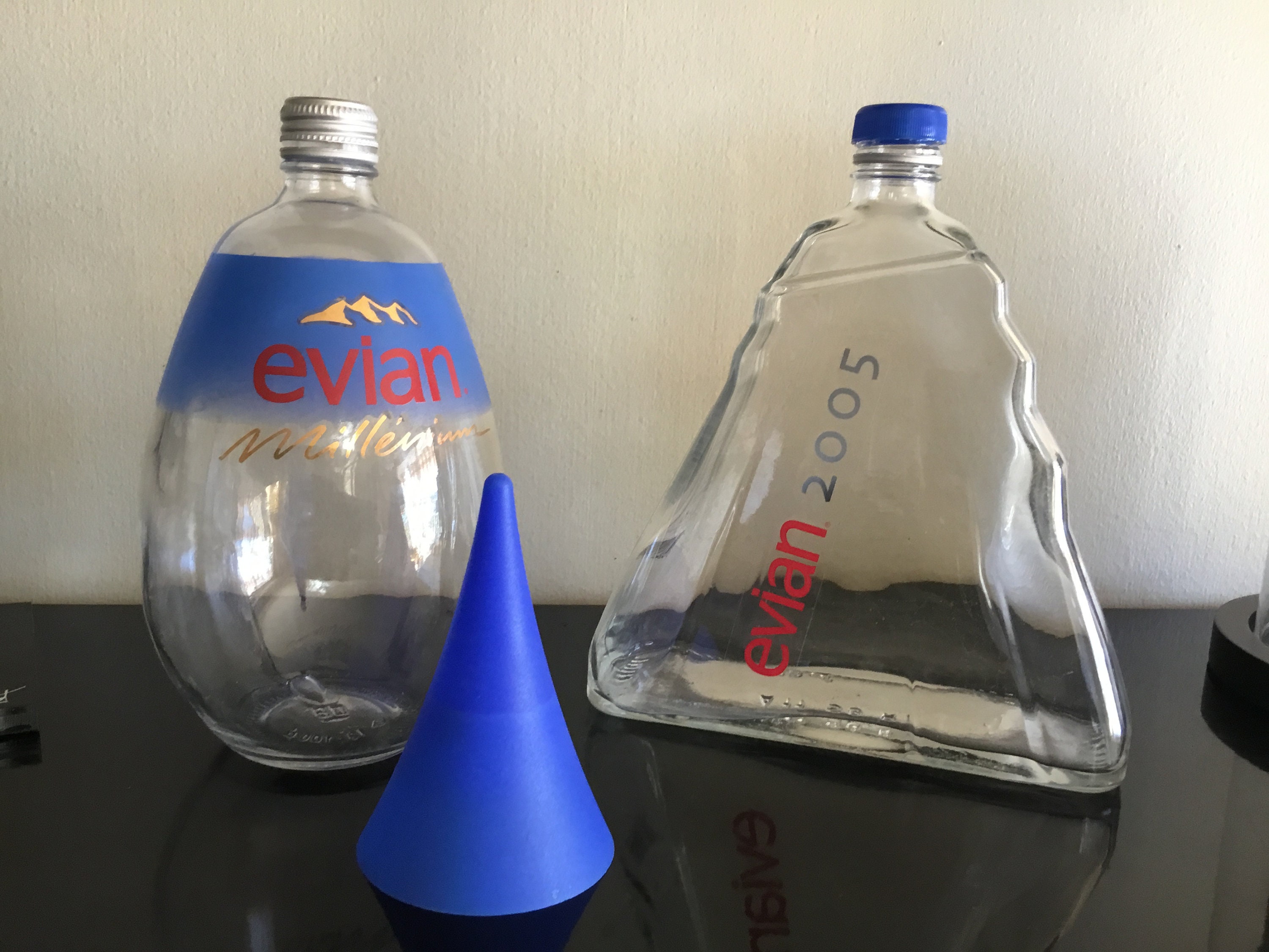 2 Bottles of Evian From the Millenium Years 2000 and 2005 - Etsy
