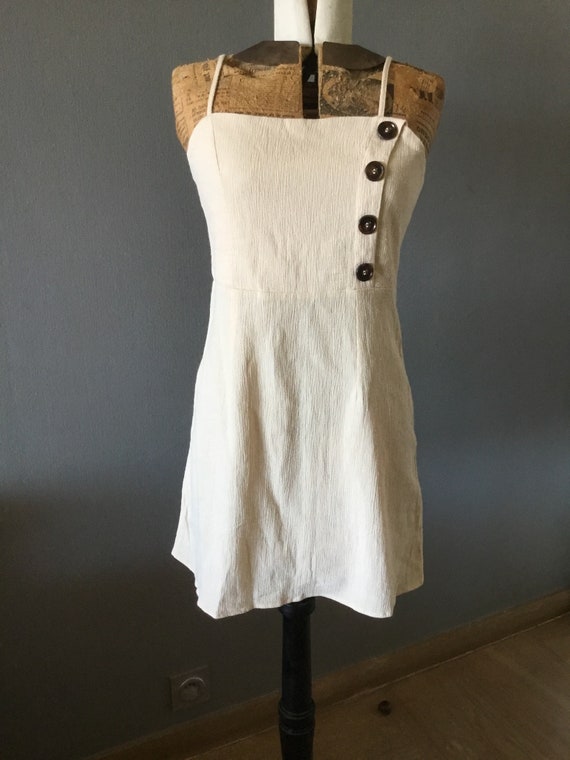 zaful casual dresses ZAFUL Women's Casual V Neck Summer Mini Dress Spaghetti Strap A-Line Short  Dresses Backless Solid Color Sundress