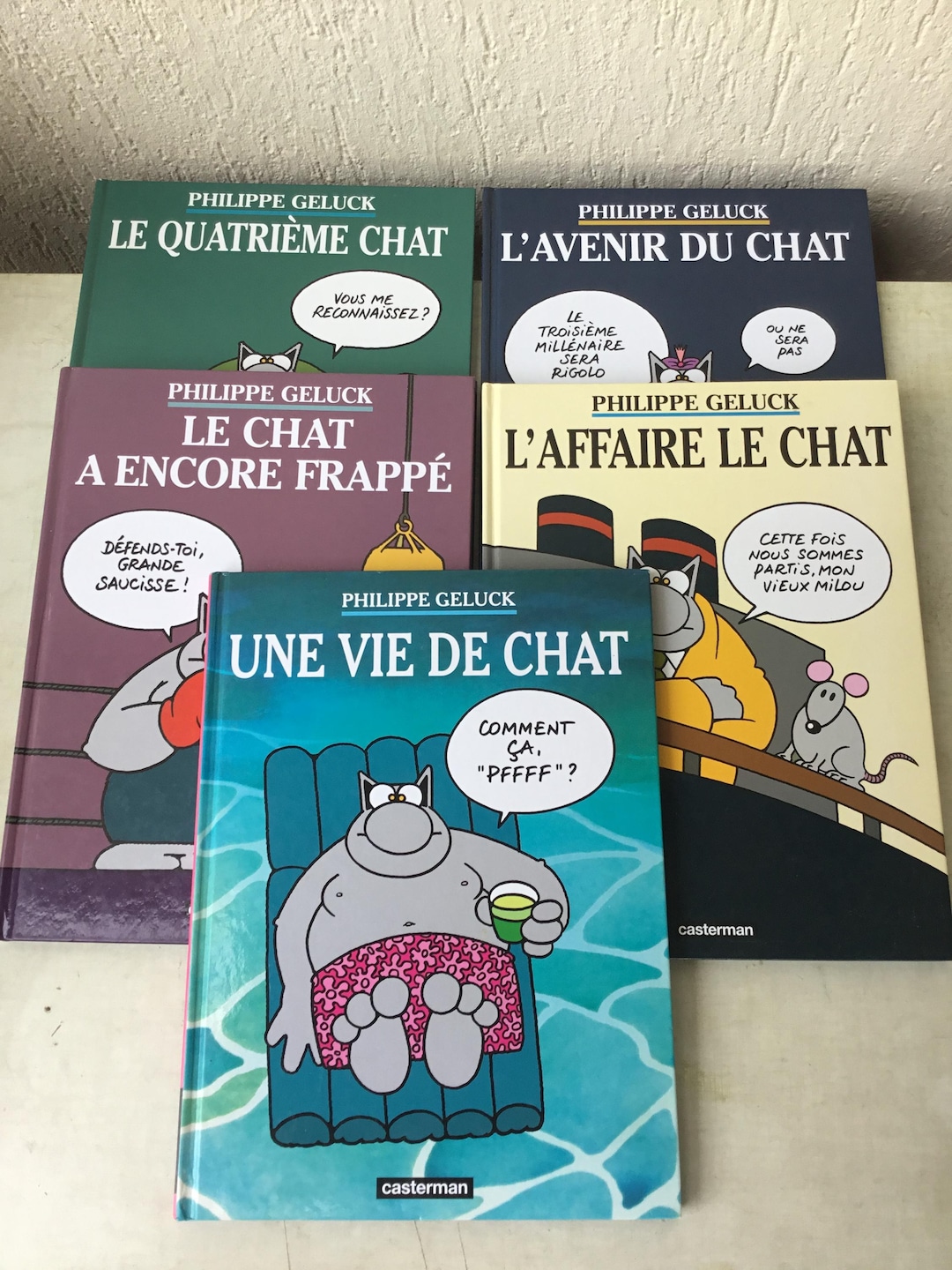 5 Comic Books the Cat Philippe Geluck - Etsy