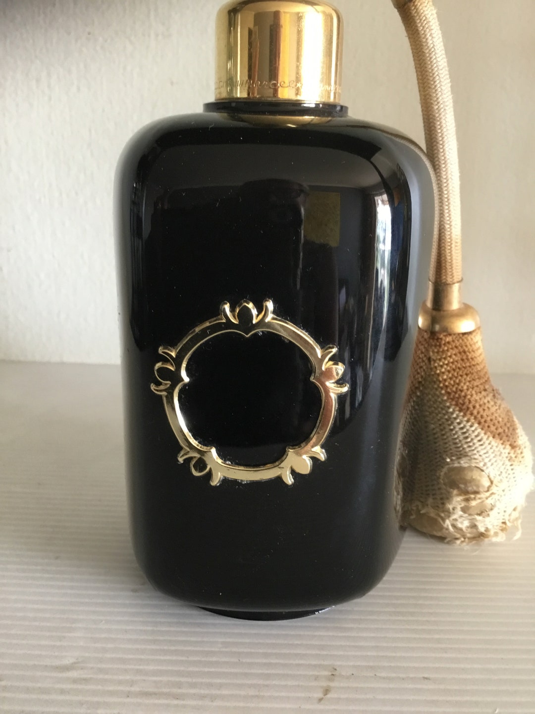 Marcel Franck Black Glass Spray Bottle