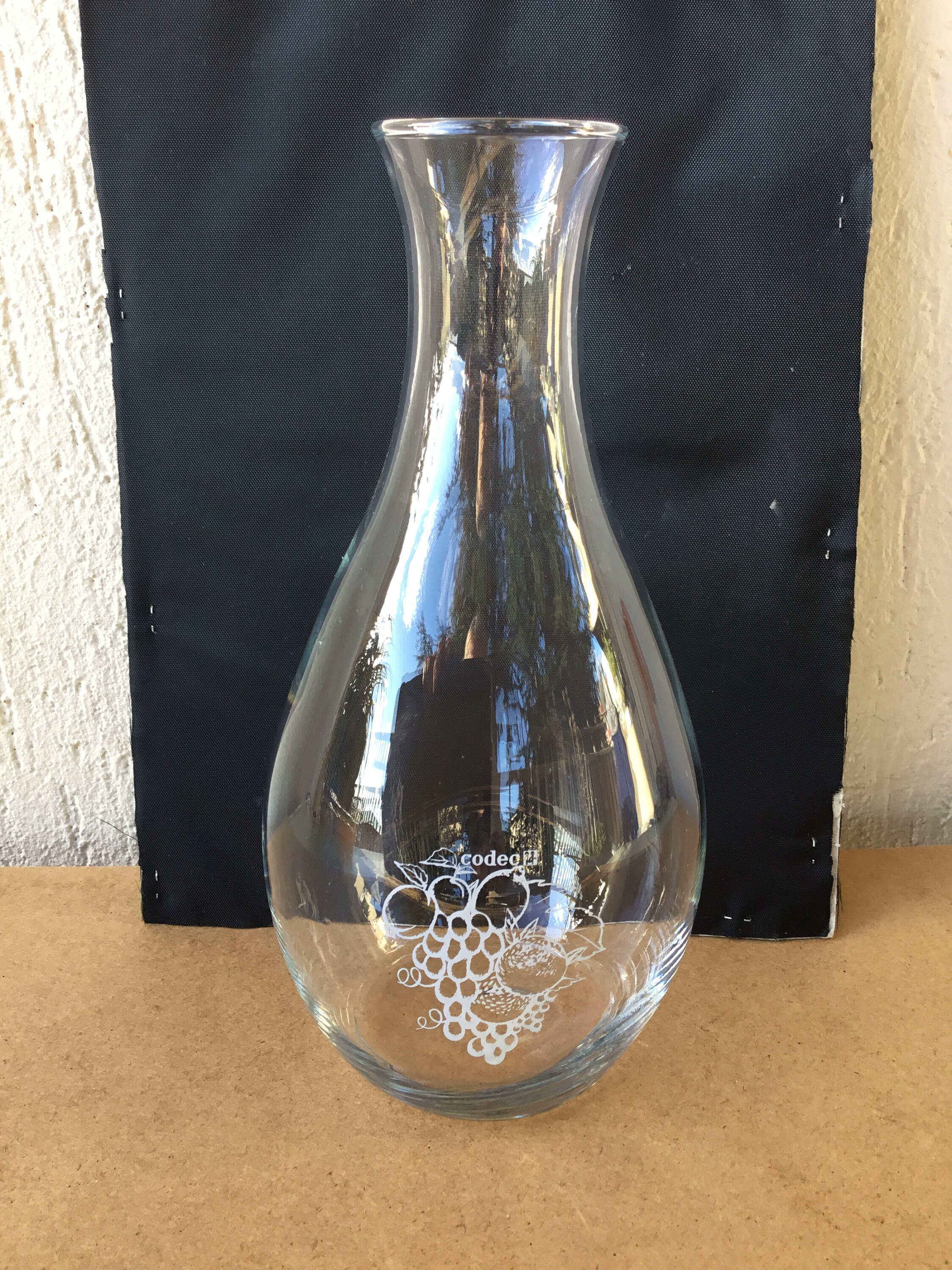 Carafe en Verre Publicitaire Vintage Codec