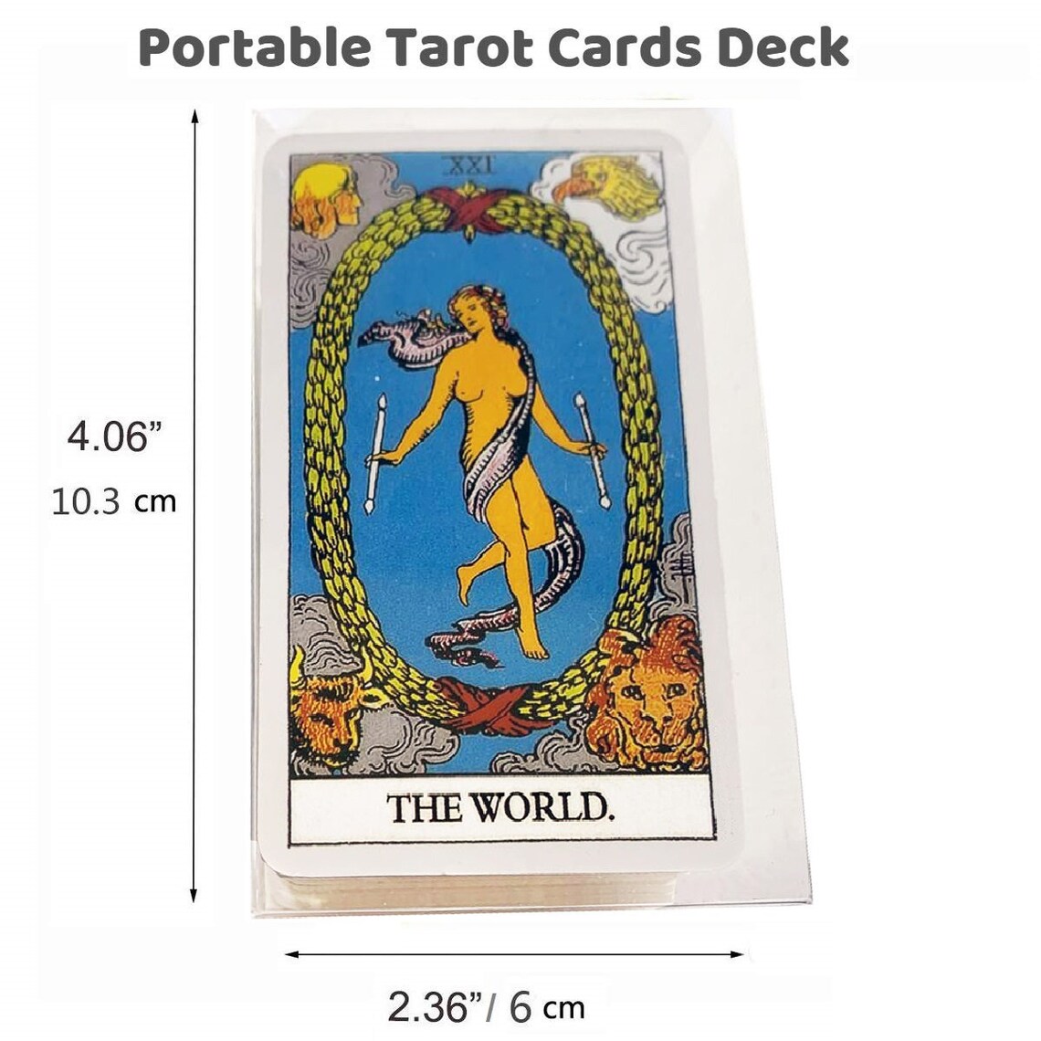 Rider Tarot Cards Classic Tarot Deck 78 Tarot Cards With Case Etsy