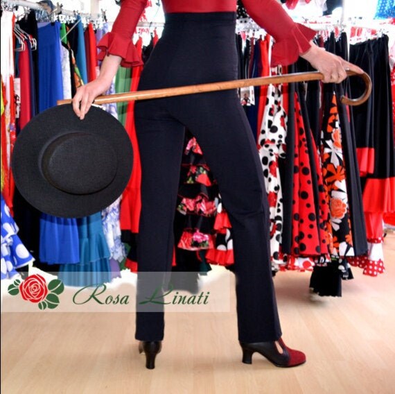 high waisted black dance pants