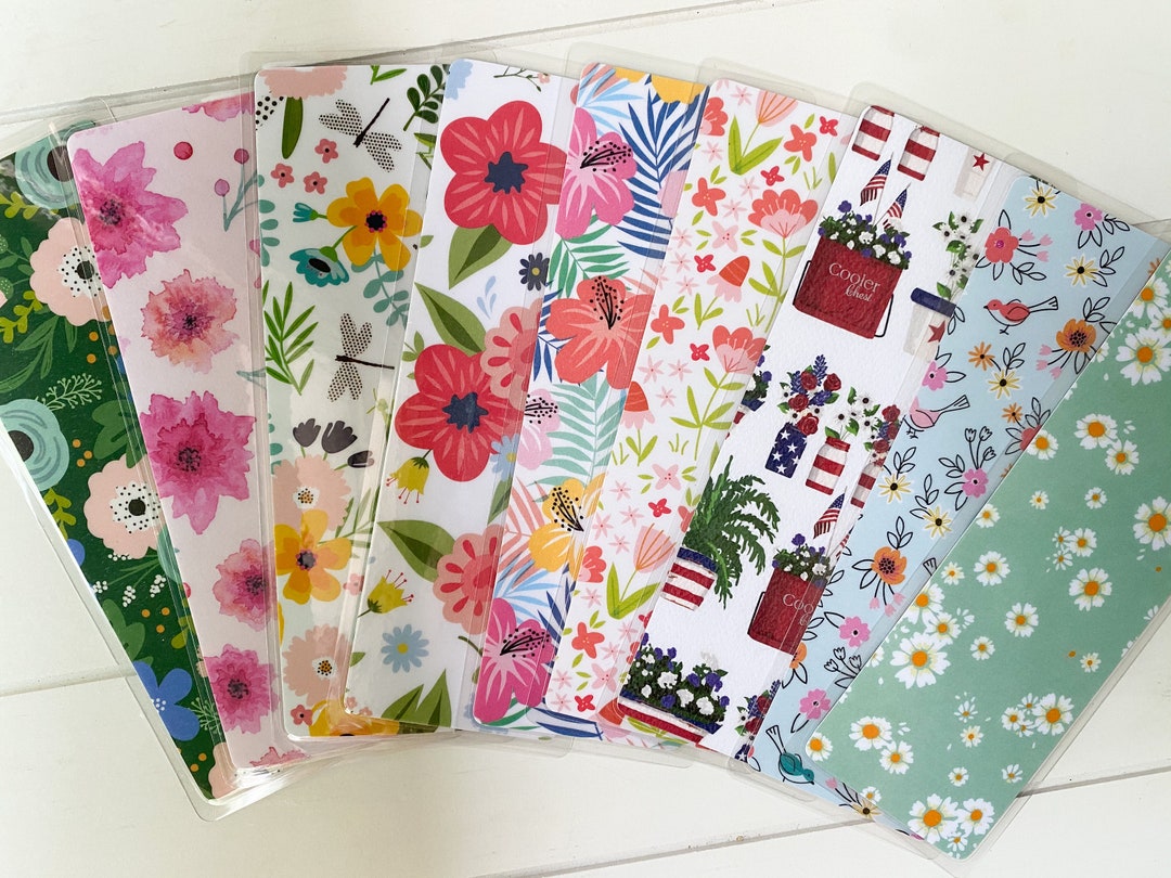 Flower Bookmarks 4 - Etsy