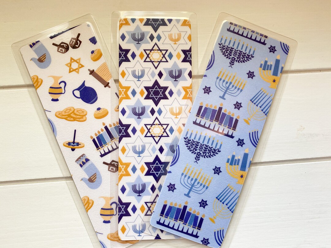 Hanukkah Bookmarks Etsy