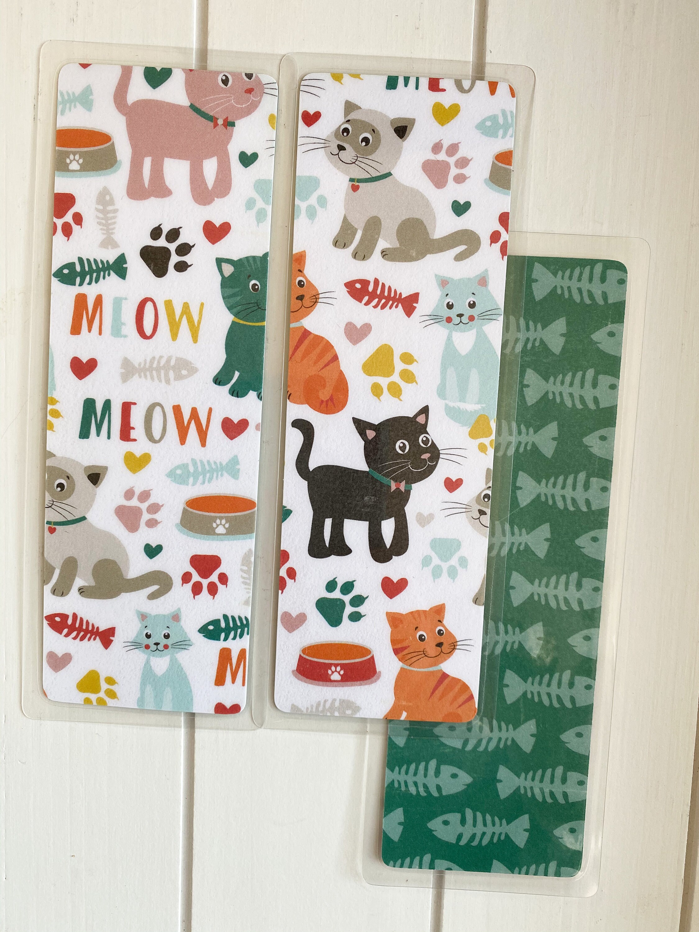 Cat bookmarks Etsy