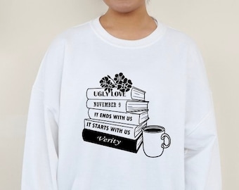 CoHo Book Stack Crewneck Sweater | Colleen Hoover