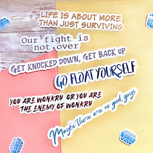 The 100cw Quotes Sticker Pack