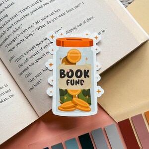Book Fund 2&quot;x3&quot; Glossy Bookish Sticker