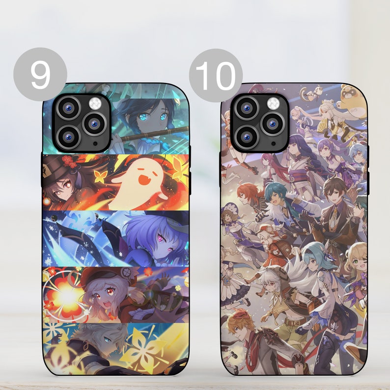 Genshin Impact Phone Case Anime Collage Phone Case / Iphone Etsy Ireland