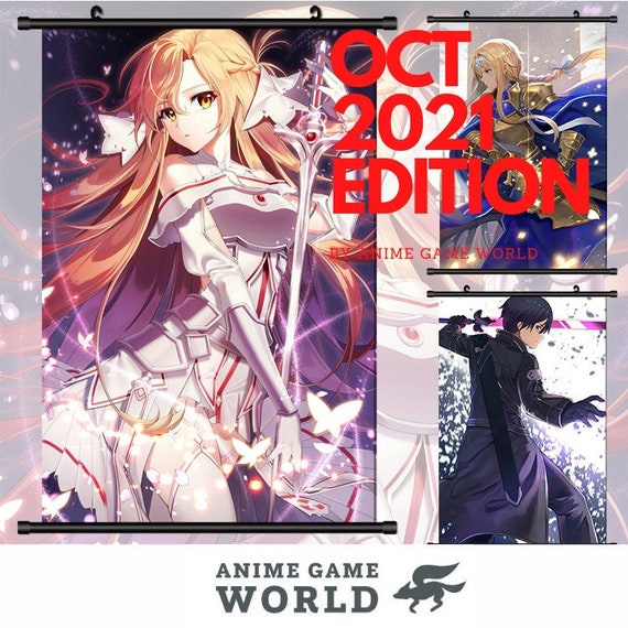 Sword Art Online Alicization HD Print Anime Wall Poster Scroll Room Decor Sword Art Online Alicization HD Print Anime Wall Poster Scroll Room Decor