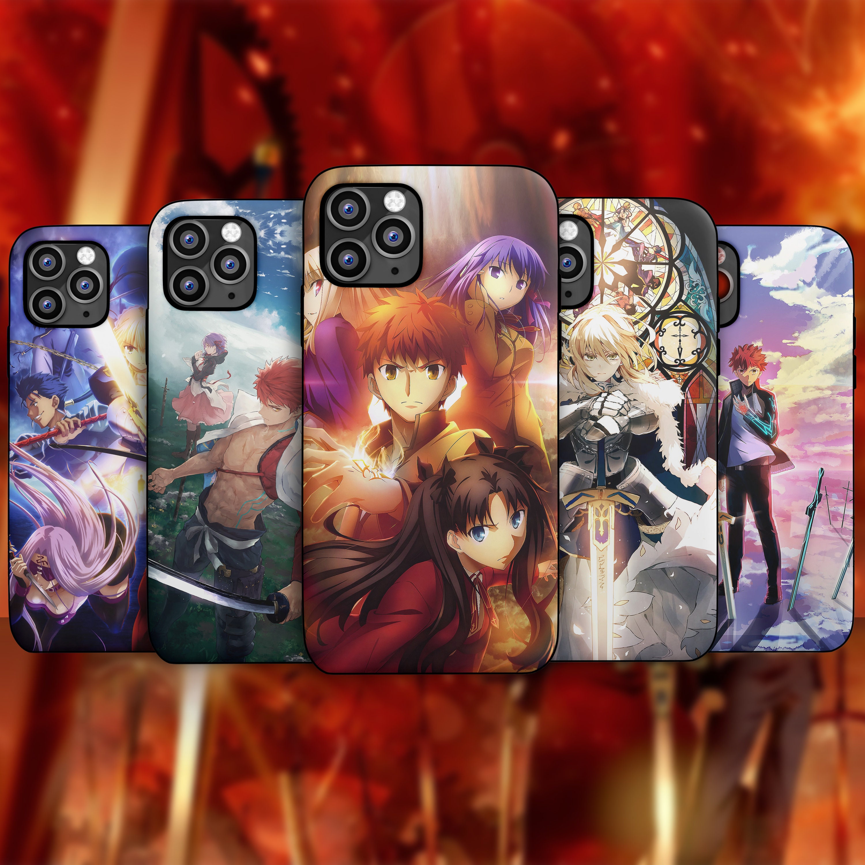 Fate Stay Night Phone Case Collection Iphone 7 8 X Xr 11 12 Etsy Australia