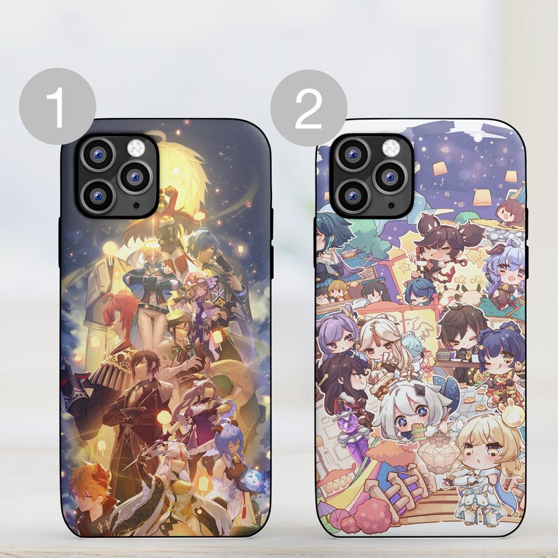 Genshin Impact Phone Case Anime Collage Phone Case / Iphone Etsy New