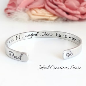 Loss of Father gift Bracelet, Grief Jewelry, Memorial Bracelet Dad, In memory of dad, Mourning Bracelet for Loss of Loved One, memorial Gift