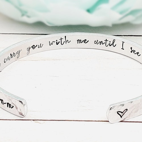 Memorial Bracelet Remembrance Gift for Loss of Loved One Etsy