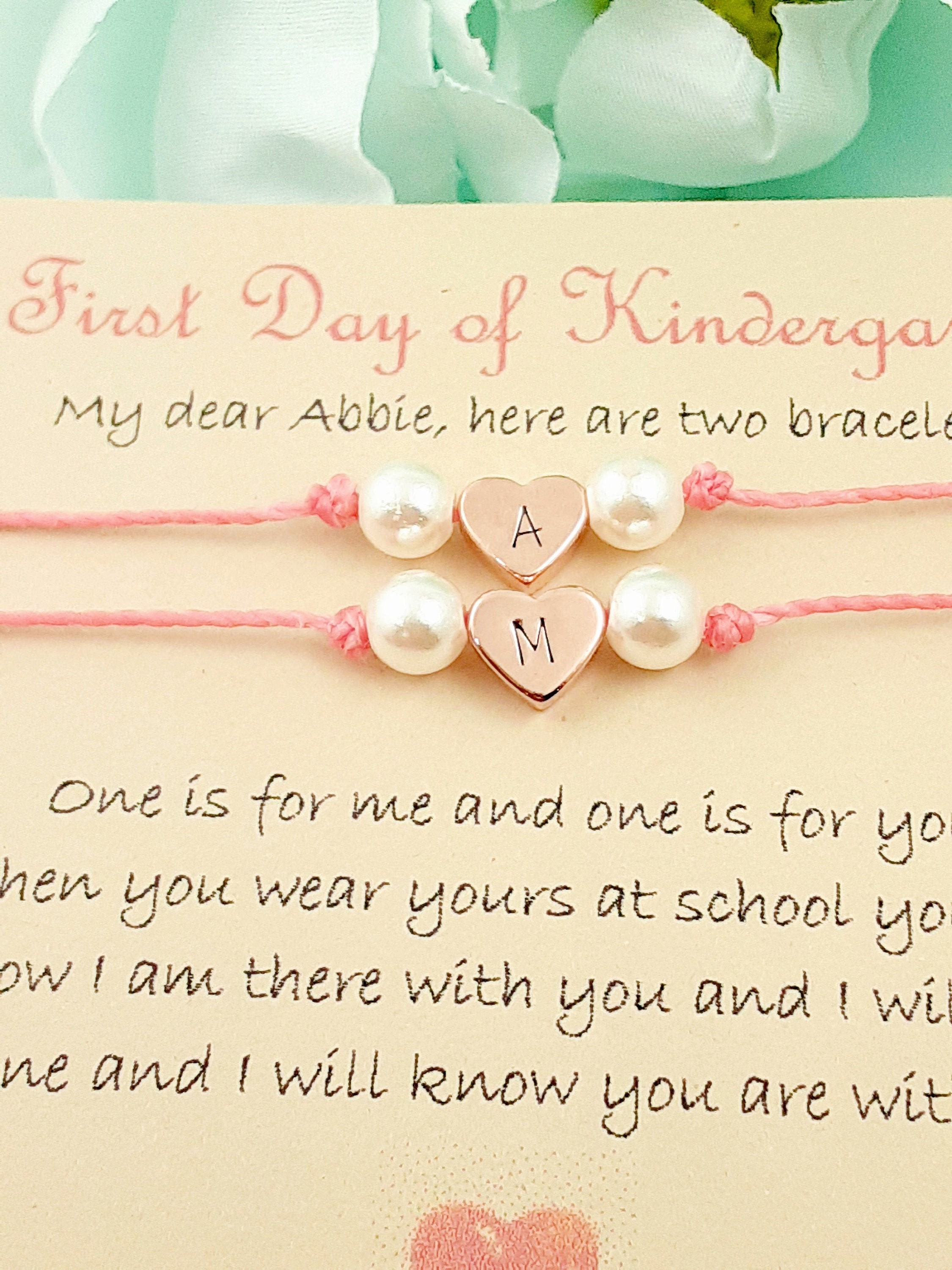 First Day Of Kindergarten Bracelet With Initials Back To Etsy first-day-of-kindergarten-bracelet-with-initials-back-to-etsy