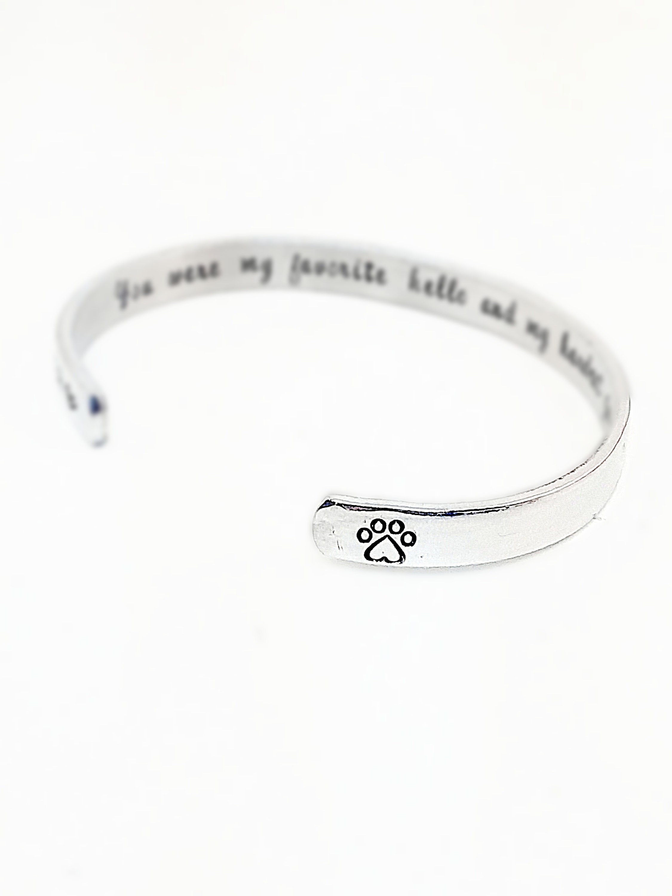 Pet sympathy gift bracelet Pet Memorial Gift Pet memorial | Etsy
