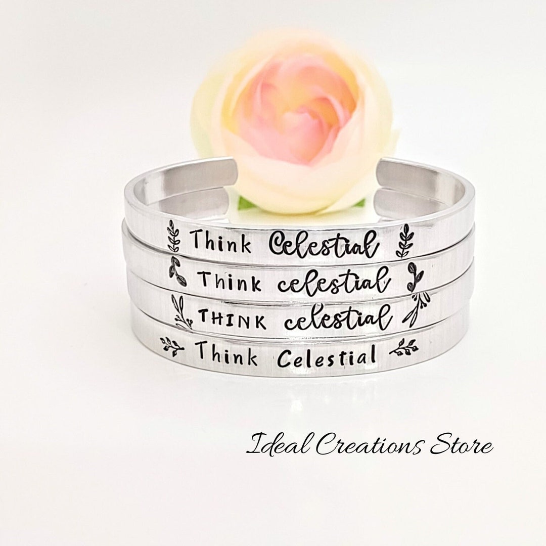Think Celestial, Lds Conference, Lds Jewelry, Gift for Missionary