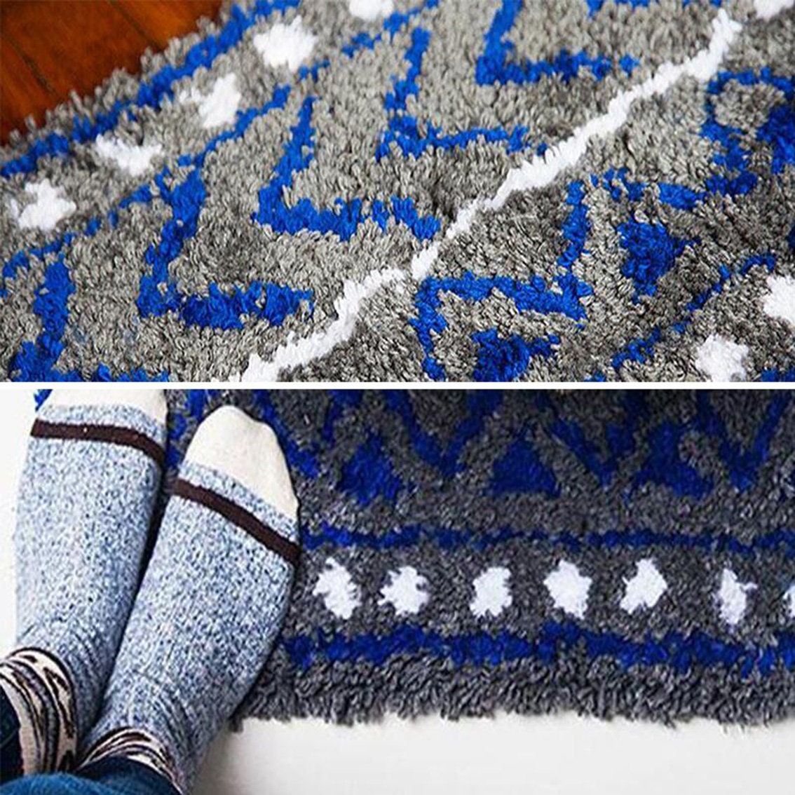 Otter Latch Hook Rug Kits Carpet Making Cushion Needlework for Home Decor,  Animals 