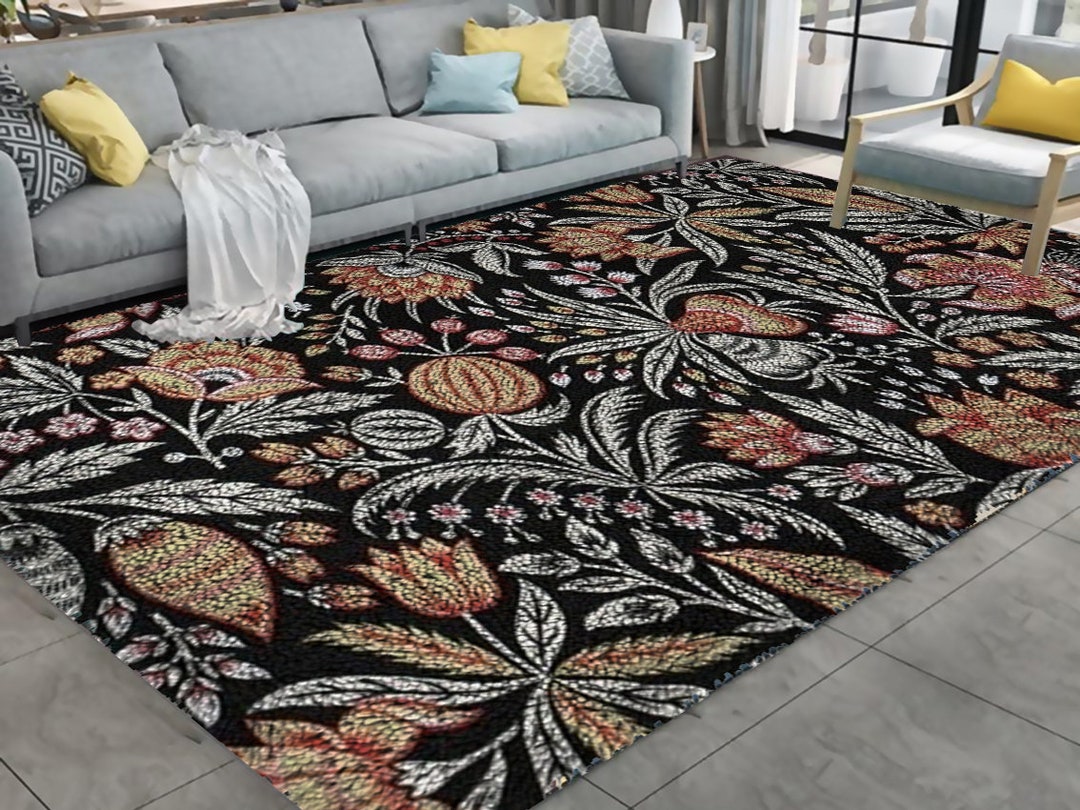 Flower Latch Hook Kits, Large Latch Hook Rug Kit for Adults Latch Hook