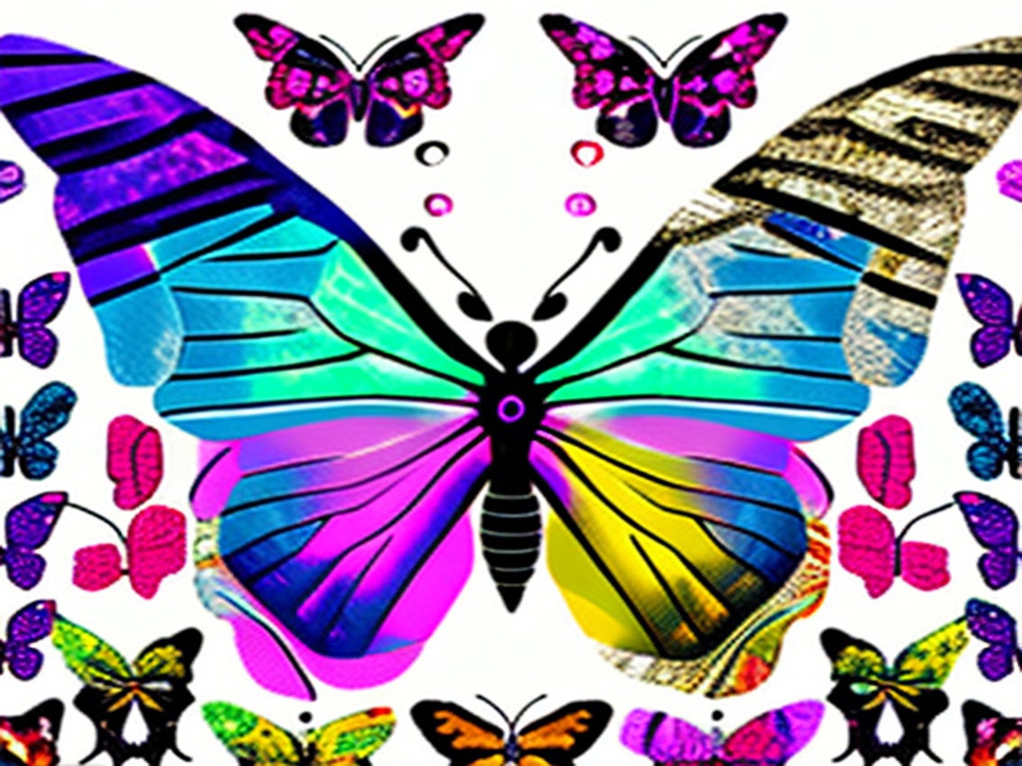 Butterfly Latch Hook Kits Large Latch Hook Rug Kit for Adults Etsy