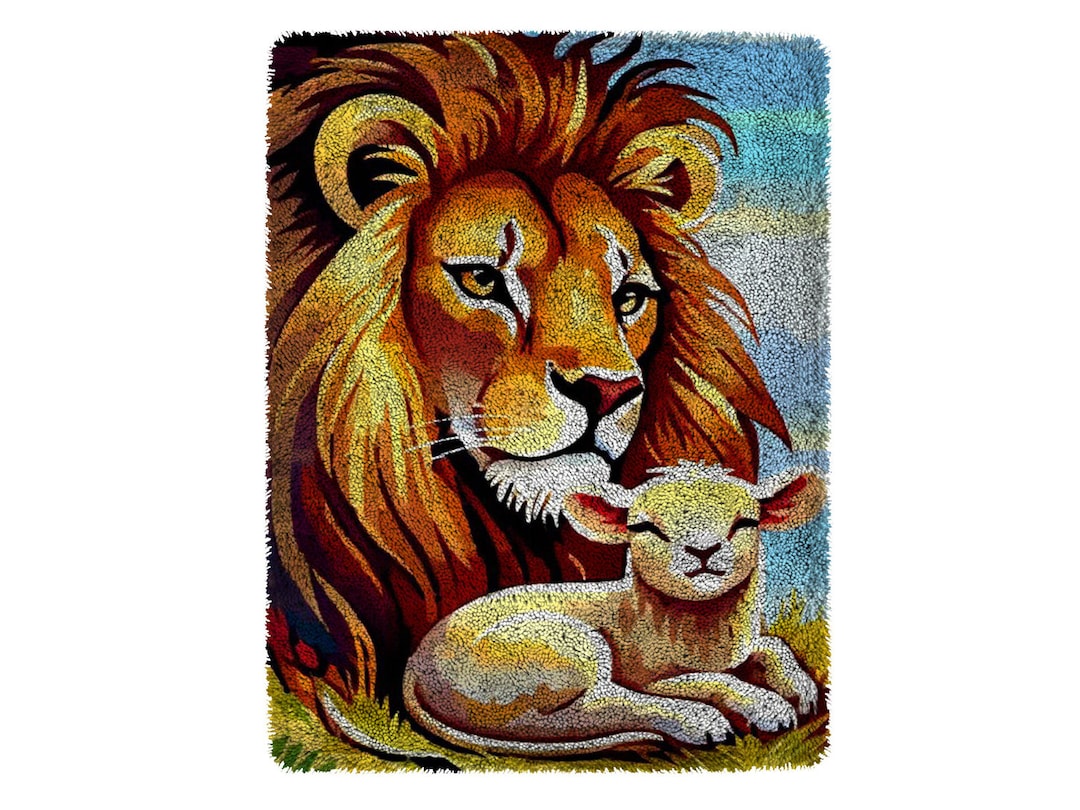 Latch Hook Kit, Adult Large Latch Hook Reinforcement Kit With Printed