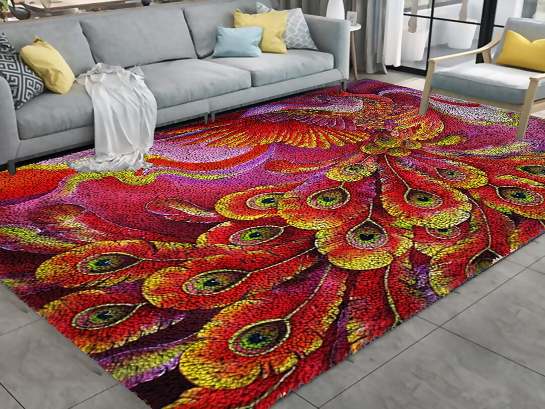 Fire Phoenix Dimensions Latch Hook Kit Etsy