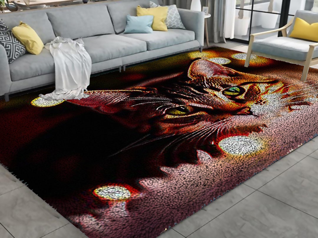 Christmas Cat Latch Hook Kits Large Latch Hook Rug Kit for Etsy