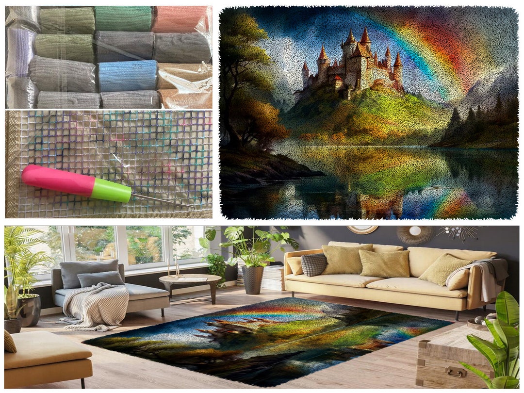 Latch Hook Kits Large Latch Hook Rug Kit for Adults Latch Etsy