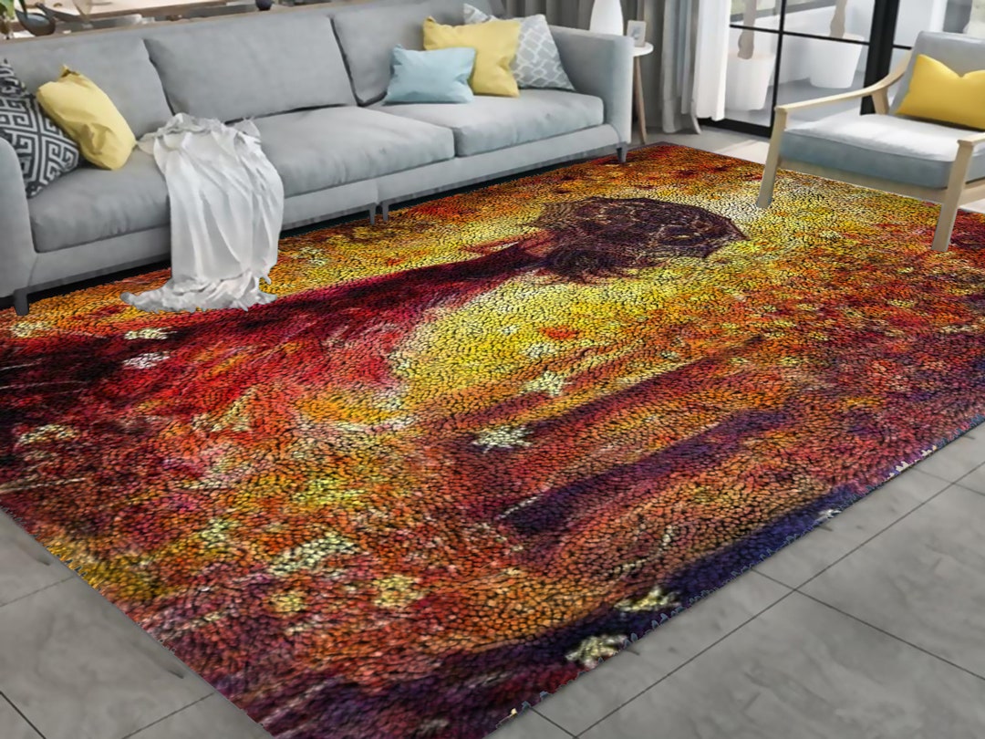 Vintage Latch Hook Kit, Latch Hook, 70s Cut Yarn Tapestry Kit, Vintage